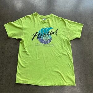 Vintage Hanes Beefy Fitness Center Size XL Green Tee Shirt